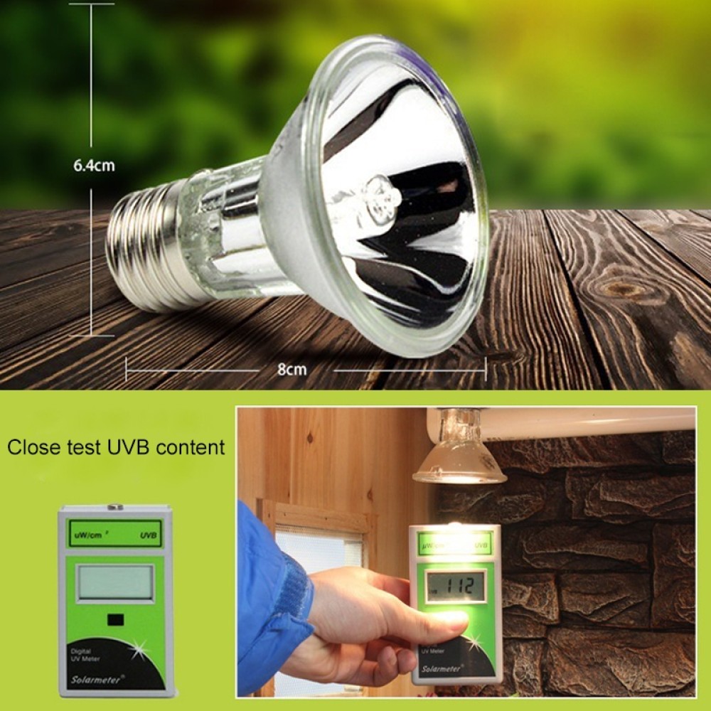 מנורת התחממות ומשקמת NOMO Reptile Big UVB3.0 לגידול צבי המים - 50W