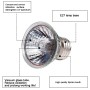 מנורת התחממות ומשקמת לצבים עם ספק UVA+UVB Full Spectrum - 75W