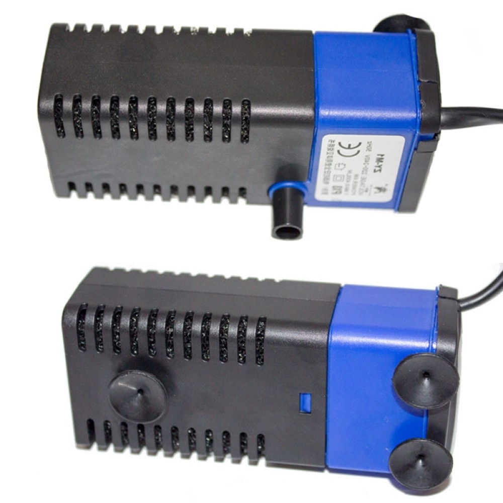 משאבת מים סובמרסיבית מרובת פונקציות ZY-M1 4W 400L/H למערכת האקווריום