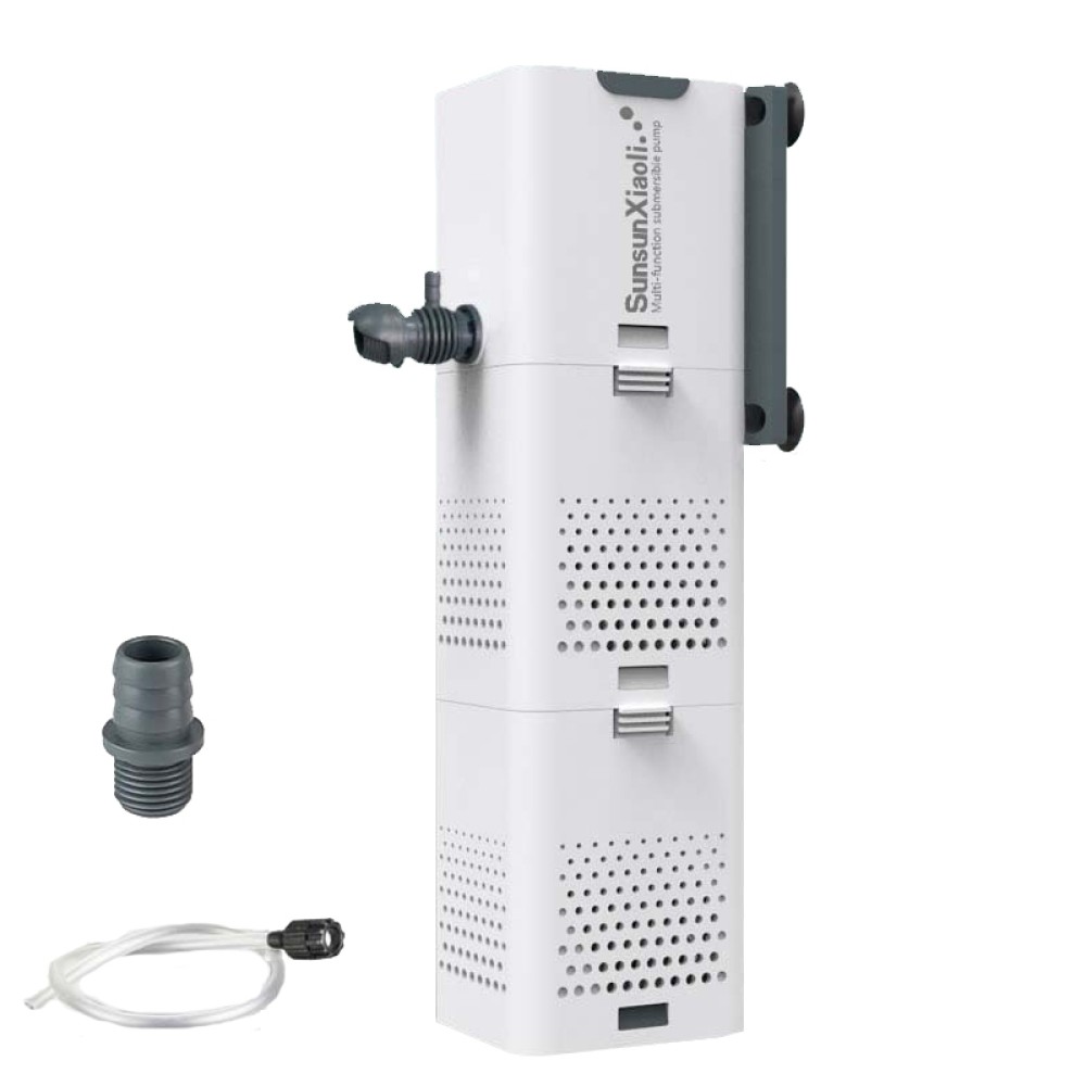 משאבת מים לאקווריום 3 ב-1 קטנה Sunsunsiaoli, מפרט: 15W 1000F, חיבור סיני, שנאי פנים