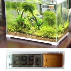 מד טמפרטורה דיגיטלי 3D מרובת תכליתות לאקווריום, גרסה בצבע זהב