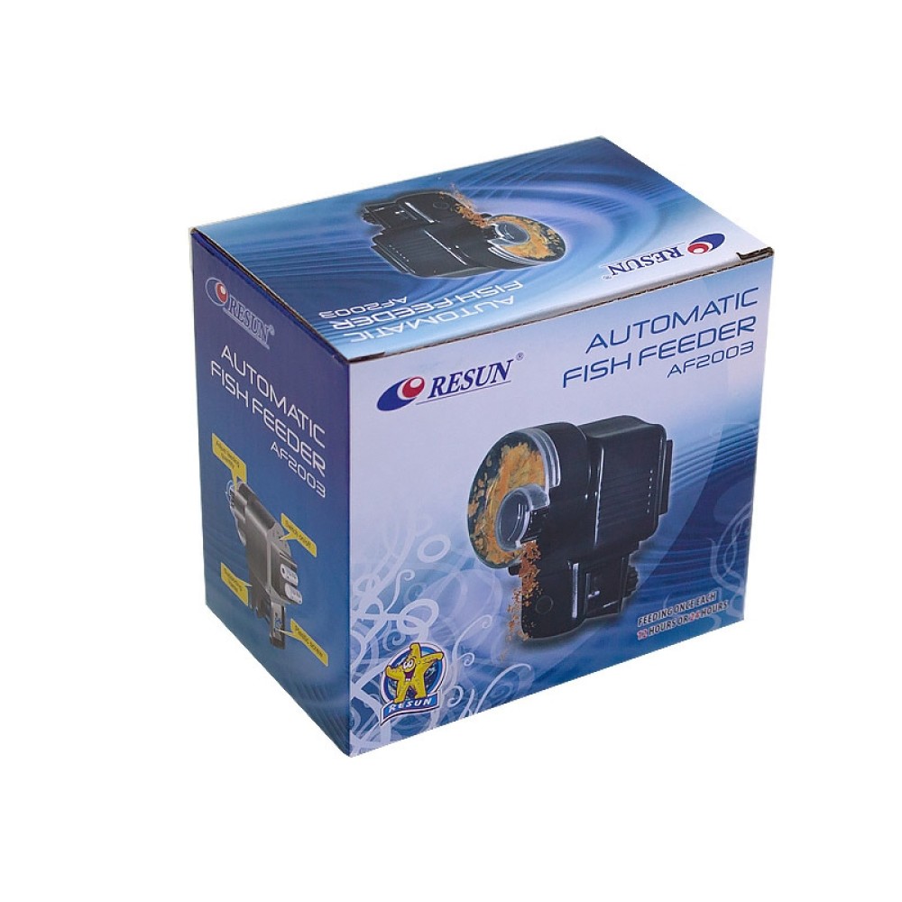 מזון אוטומטי לדגים לאקווריום AF-2003, נפח: 20-50 גרם
