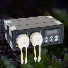 משאבת דוסינג אוטומטית עם 2 ערוצים Jebao DP-2, משאבת פריסטלזית לאקווריום, חיבור אמריקאי