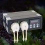 משאבת דוסינג אוטומטית עם 2 ערוצים Jebao DP-2, משאבת פריסטלזית לאקווריום, חיבור אמריקאי