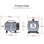 משאבת אוויר אלקטרומגנטית ACO-006 80W 88 ליטרים לדקה עם מתג להגברת החמצן באקווריום, תקע אמריקאי
