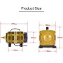 משאבת אוויר אלקטרומגנטית ACO-008A 160W 115 ליטרים לדקה עם מתג להגברת החמצן באקווריום, תקע אמריקאי
