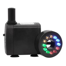 משאבת מים קטנה עמידה במים מפלס אורך 16W עם תאורת LED, פלאג EU