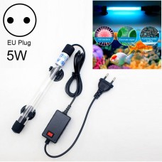מנורת אולטרה סגולת אולטרה זרעים 5W UV, ניקוז אצווה, מנורת אקווריום, מתא EU