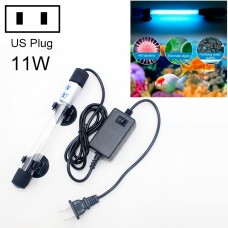 מנורת אולטרה סגולת אולטרה זרעים 11W UV, ניקוז אצווה, מנורת אקווריום, מתא US