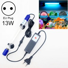 מנורת אולטרה סגולת אולטרה זרעים 13W UV, גרסת תיזמון, מנורת אקווריום, מתא EU