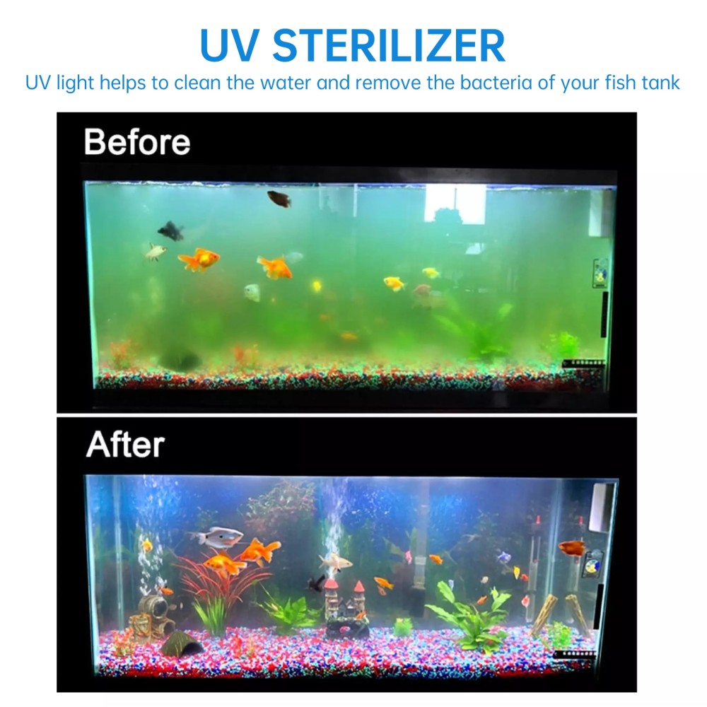 UV-013 מנורת אולטרה 13W רדיומטרי סגולת אולטרה לחיטוי מזון, מנורת אקווריום, מתא EU