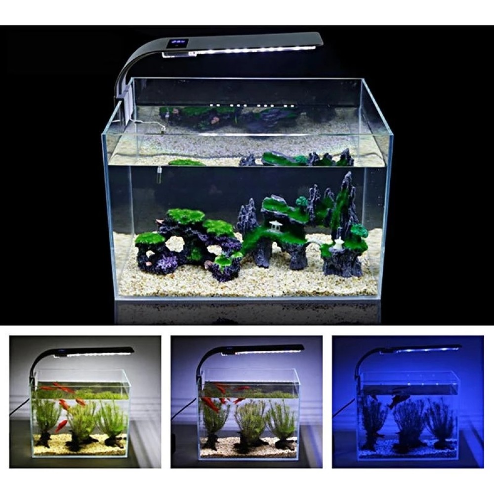 מנורת קליפ LED דקה AST X9 תאורת אקווריום גבוהה הספק, גרסה: גרסת אירופה גבוהה