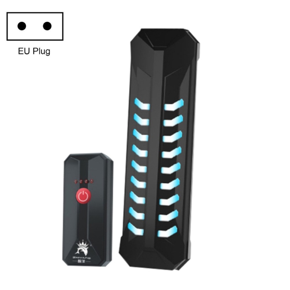 מנורת אקווריום ZHIYANG, סגנון: Double Tube ZY-U315-15W עם כיסוי מגן (עם תזמון, מתא EU)