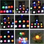 תליון לוט LED לכיסוי צוואר עם פנס דינמי לכלבים וחתולים (צהוב)