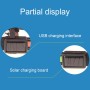 חגורת תאורה LED סולארית + USB לכלבים גדולים ובינוניים, מידת הצוואר: S, 35-40 ס