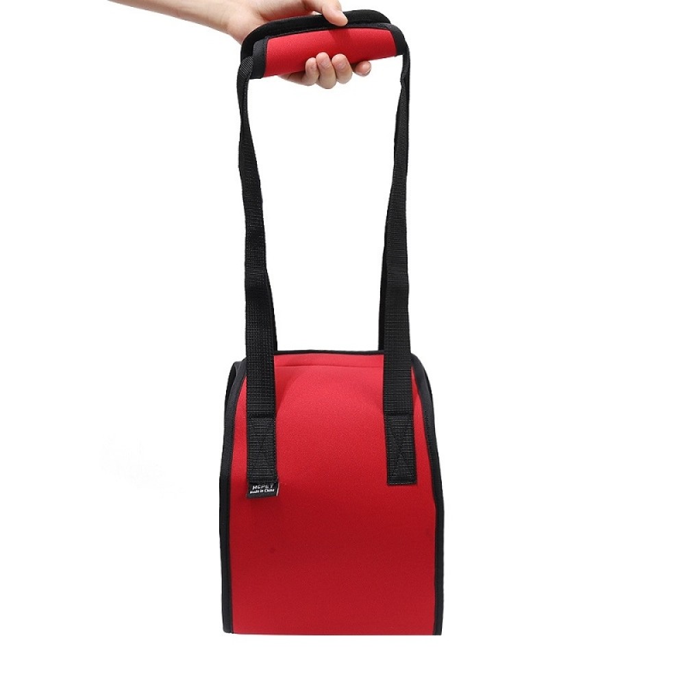 HCPET F1905 חגורות משיכה לכלבים מבית דוג למי, לעזרת כלבים נכה או קשישים, גדלים: L (אדום)