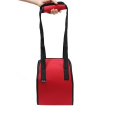 HCPET F1905 חגורות משיכה לכלבים מבית דוג למי, לעזרת כלבים נכה או קשישים, גדלים: L (אדום)