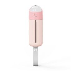מכיל לפסולת לכלבים - מכוסה ניידת עם תאורת LED (ורוד)