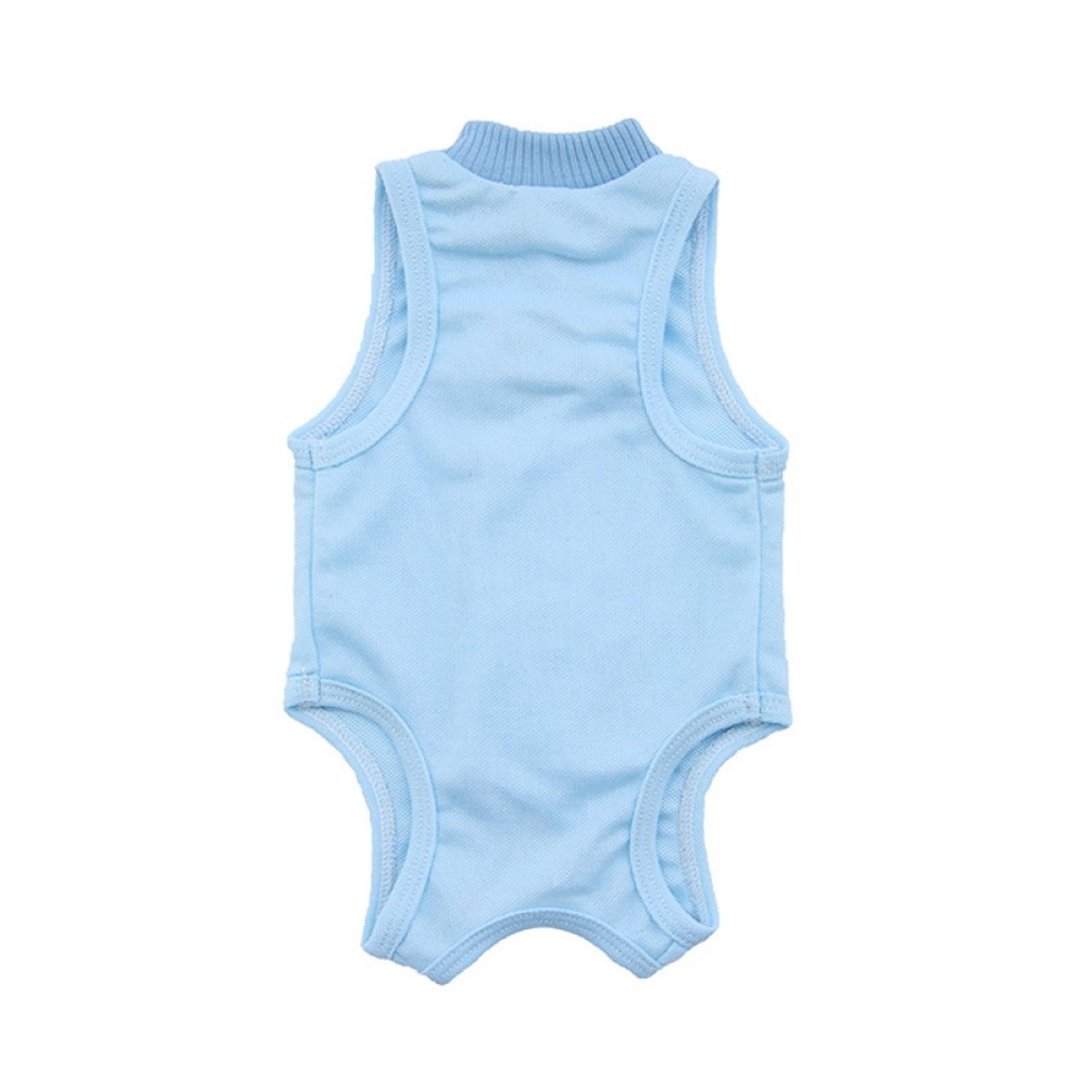 1. Material: fabric
2. Large coverage area, preventing licking behavior
3. Effectively stabilize the wound and help heal
4. Light-colored design, wound problems can be found in time
5. Paste design, tight fit and prevent falling off
6. S: neck circumferen