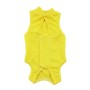 1. Material: fabric
2. Large coverage area, preventing licking behavior
3. Effectively stabilize the wound and help heal
4. Light-colored design, wound problems can be found in time
5. Paste design, tight fit and prevent falling off
6. S: neck circumferen