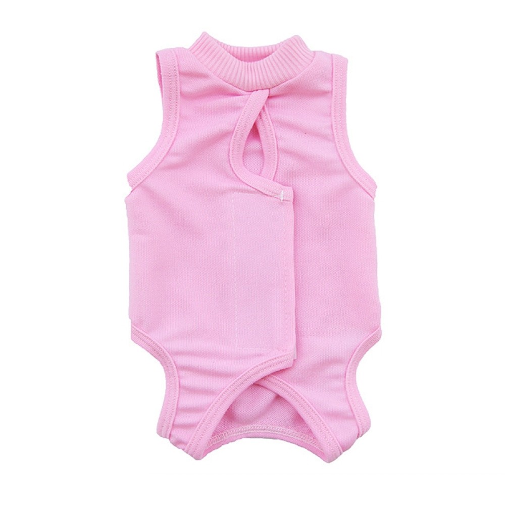 1. Material: fabric
2. Large coverage area, preventing licking behavior
3. Effectively stabilize the wound and help heal
4. Light-colored design, wound problems can be found in time
5. Paste design, tight fit and prevent falling off
6. S: neck circumferen