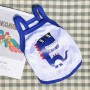 2 חליפות חגורת תליה רשתיות לחיות מחמד, מידה: XXL (דינוזואר כחול כהה)