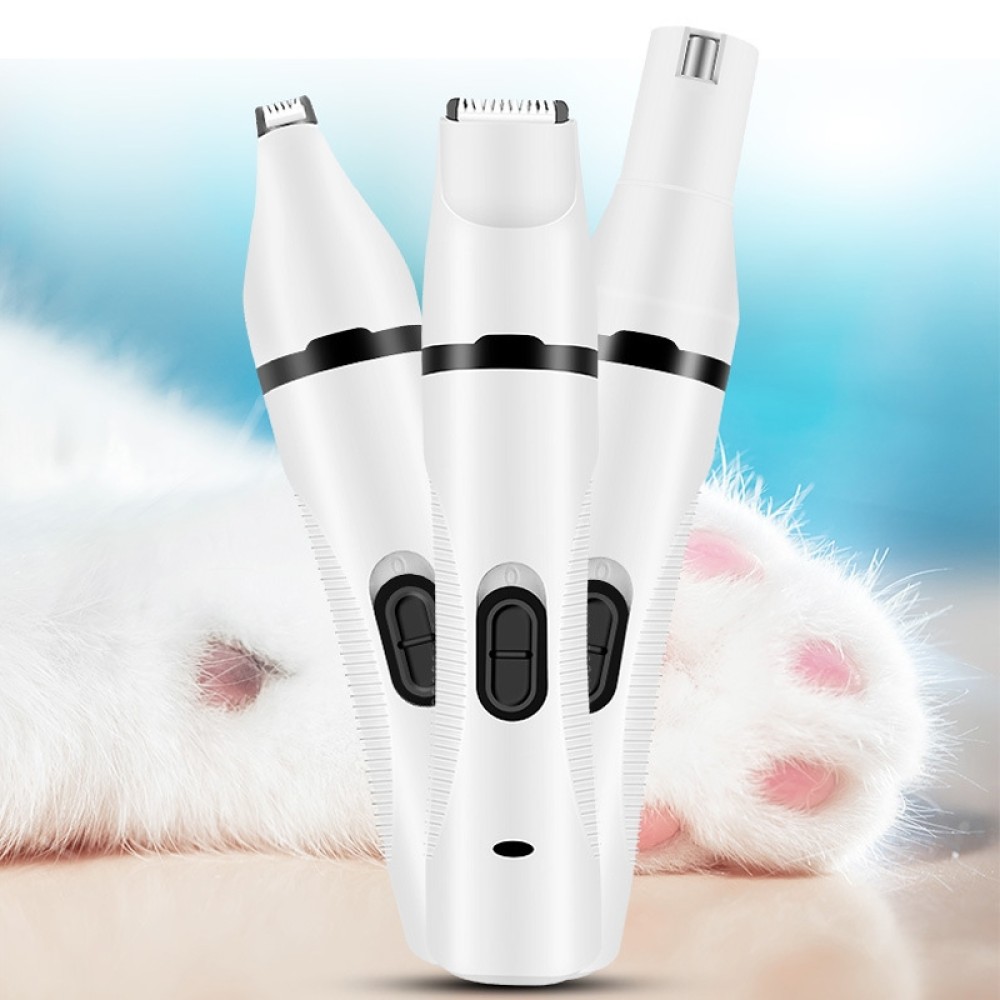 אפסון מכונת גילוח חשמלית USB לחתולי ולכלבי כלבים