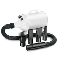 2100W מייבש שיער לכלבים עם מהירות רצופה, מדפסות לחית מחמד, מתקן נורות 110V תקע US (ירוק שחור)