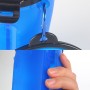 כוס ניידת חדשנית למים ולאוכל לחיות החיות עם קערת קיפול (צהוב)