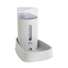 מזיגת מים לחתולים ולכלבים KIMPETS בנפח גדול של 3.8 ליטר, כלי שתייה (אפור)