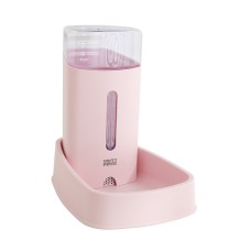 מזיגת מים לחתולים ולכלבים KIMPETS בנפח גדול של 3.8 ליטר, כלי שתייה (ורוד)