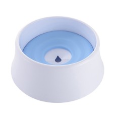 קערת מים לכלבים שמונעת לכלבים להירטב, בנפח גדול, צבע כחול