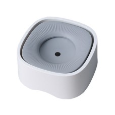 קערת שתייה צופה לחיות מחמד ללא לחות, צבע לבן