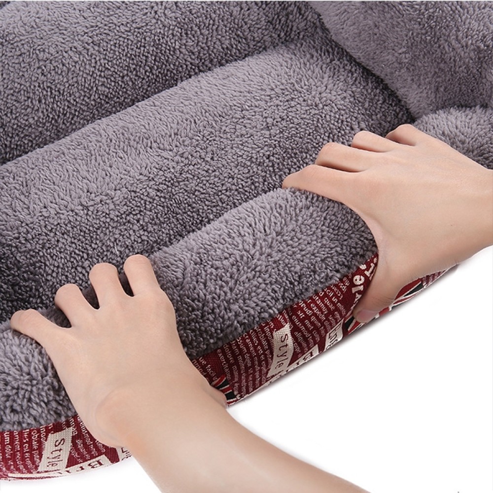 שטיח חם ואמיתי לכלבים עם דגם דג, מידה XXL, 95×72×18 ס