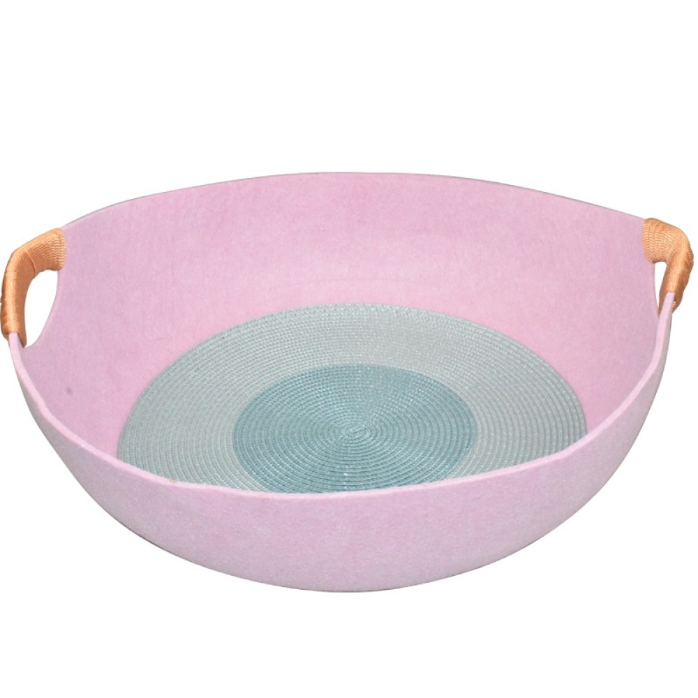מעגל ניירי Felt לחיות מחמד לכל העונות, מיטת חתולים, מקור: ורוד