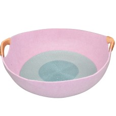 מעגל ניירי Felt לחיות מחמד לכל העונות, מיטת חתולים, מקור: ורוד
