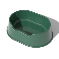 קערת טואלט פתוחה לחיות עם נפח גדול מפלסטיק, דגם: עגול ירוק