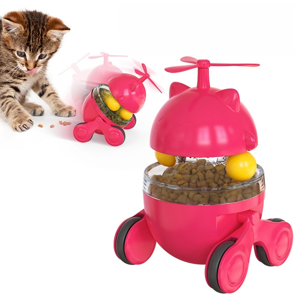 צעצוע לחתולים צעצוע למתיחה כדור משחק מזון לקישוטים מותאמים אישית, צבע: ורוד