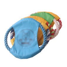 צעצוע טוי כותנה עמיד לכלבים לאימון משחק עם פתיחה רנדומלית בצבעי אוכלוסיה