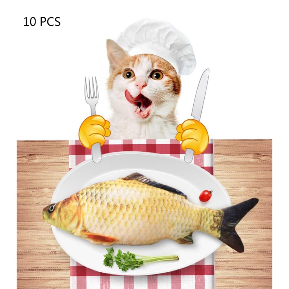 דג מדומה משחק מצחיק לחתול עם פיתוח ציפורן וציפורן, גודל בינוני: 41.0 x 13.5 x 9.0 ס