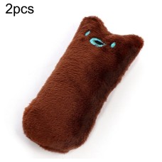 2 יחידות צעצועי נפיחת מנטה מצחיקים ואינטראקטיביים עבור חתולים, חתולי טוות, כינוקים צעצועי נפיחת נפיחה עבור חתולים (קפה)