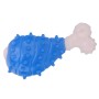 צעצועי BG-W167 לכלבים, צעצועי אימון אינטראקטיביים, עמידים במתיחה, עצם לניקוי שיניים (כחול)