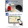 RF-V43 B סגנון מעקב GPS ו־LBS על חיות מחמד עם עמידות במים IP67
