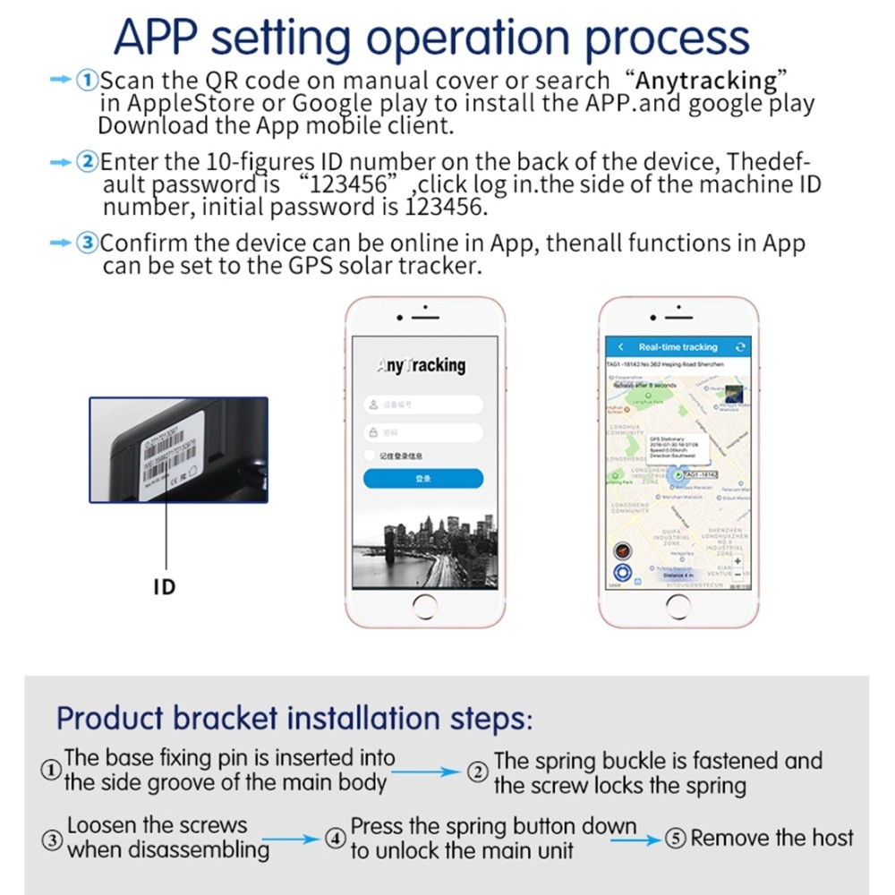 RF-V43 B סגנון מעקב GPS ו־LBS על חיות מחמד עם עמידות במים IP67