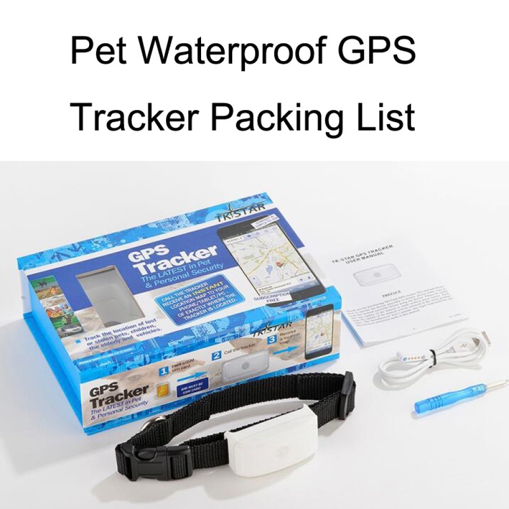 TK911 מעקב GPS עמיד במים לחיות מחמד