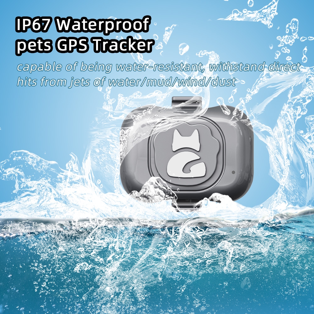 G16 מעקב GPS לחיות מחמד חכם עמיד במים IP67 לכלב ולחתול