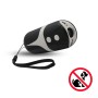 RC-534 מפחית כלבים אולטרסוני נייד עם נוריות LED (שחור + לבן)