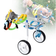 עגלת כלבים לפגיעים, כלב ישן, חתול מובטח, עזרה להליך הליכה, מידה: S