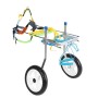עגלת כלבים לפגיעים, כלב ישן, חתול מובטח, עזרה להליך הליכה, מידה: L