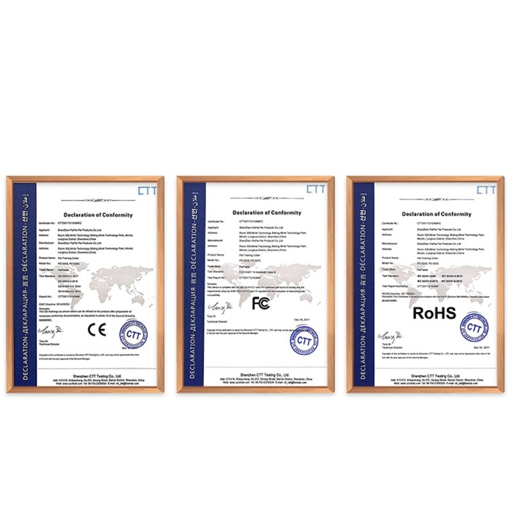 PaiPaitek PD526V-2 מניעת נבחרים עם שלט מרחוק בעל 100 רמות של זעזוע ורטט, ציוד לאימון כלבים עם שליטה קולנועית